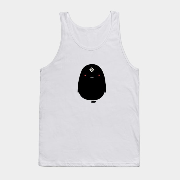 Black Spirit Tank Top by Mediosa